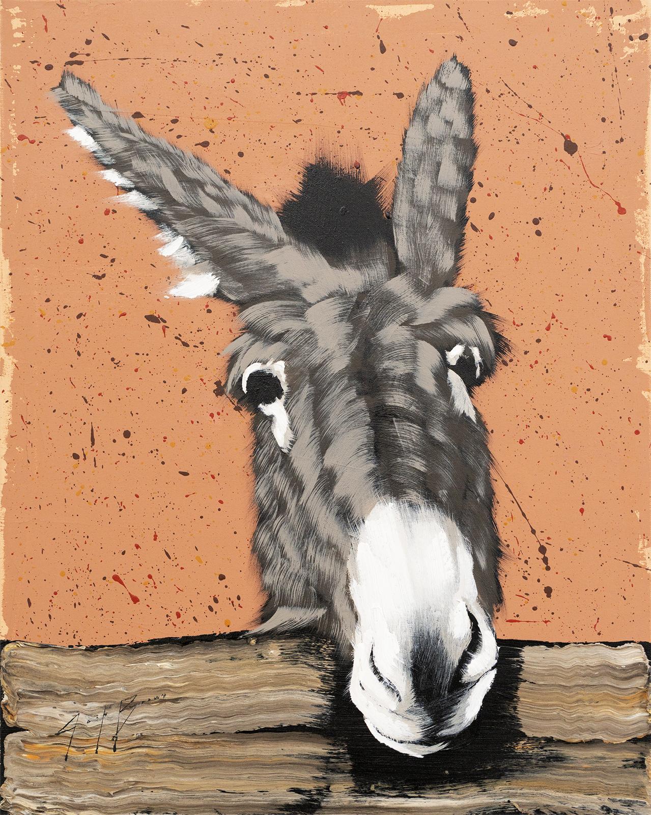 Donkey on Terracotta Spray