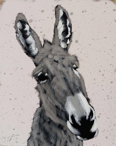 Donkey on Warm Grey Splash II