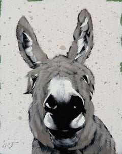 Donkey on White Splash II
