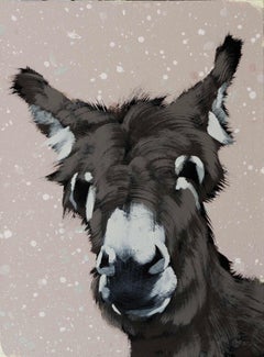 Grey Donkey on Tan Splash