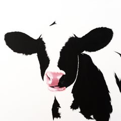 Invisible Cow on White