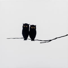 Owls On White 3