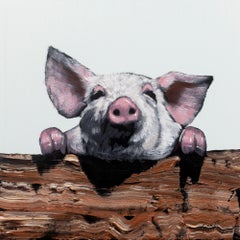 Used Pig on Fence 2