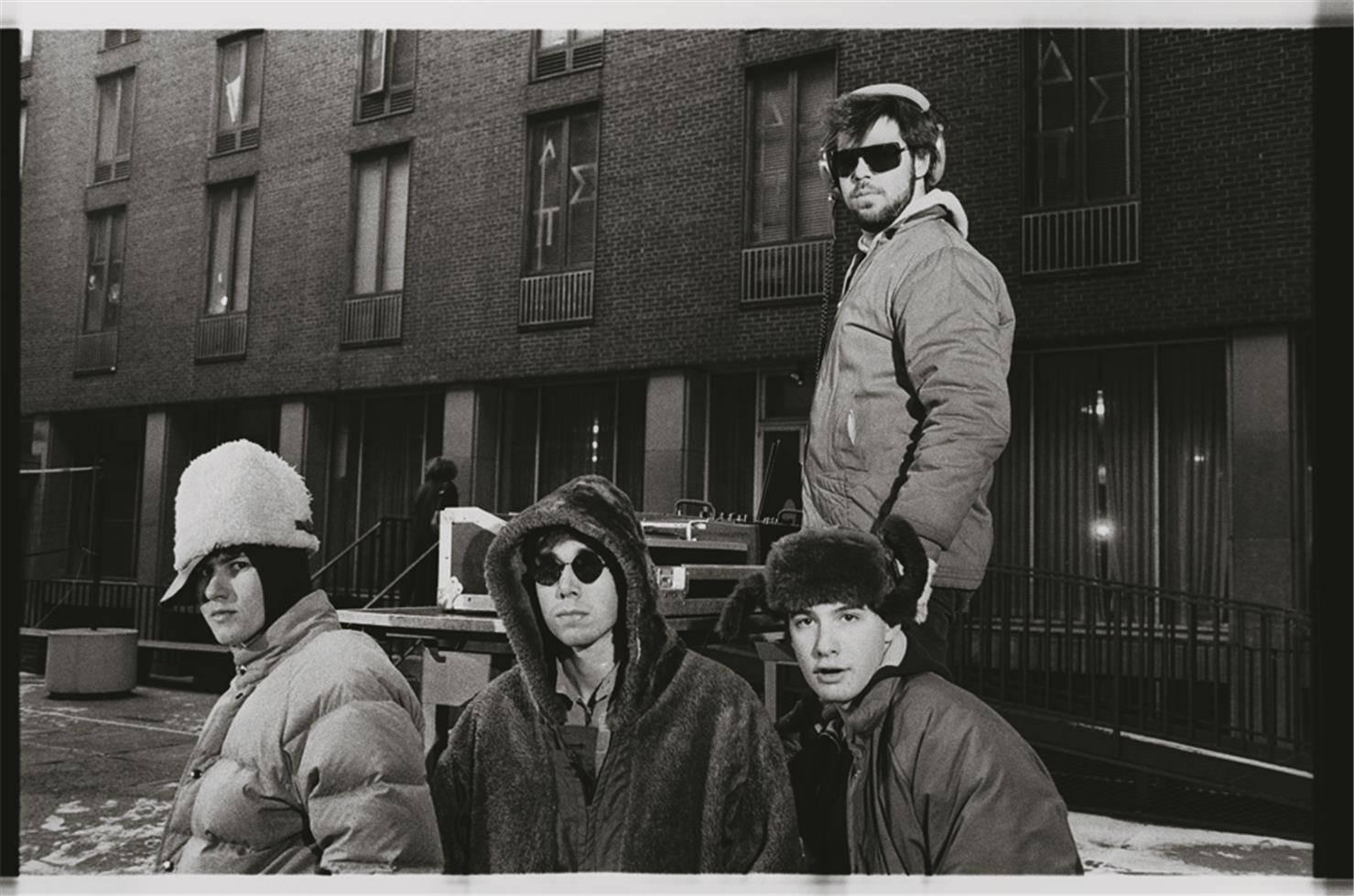 Josh Cheuse Portrait Photograph - The Beastie Boys & Rick Rubin, 1984