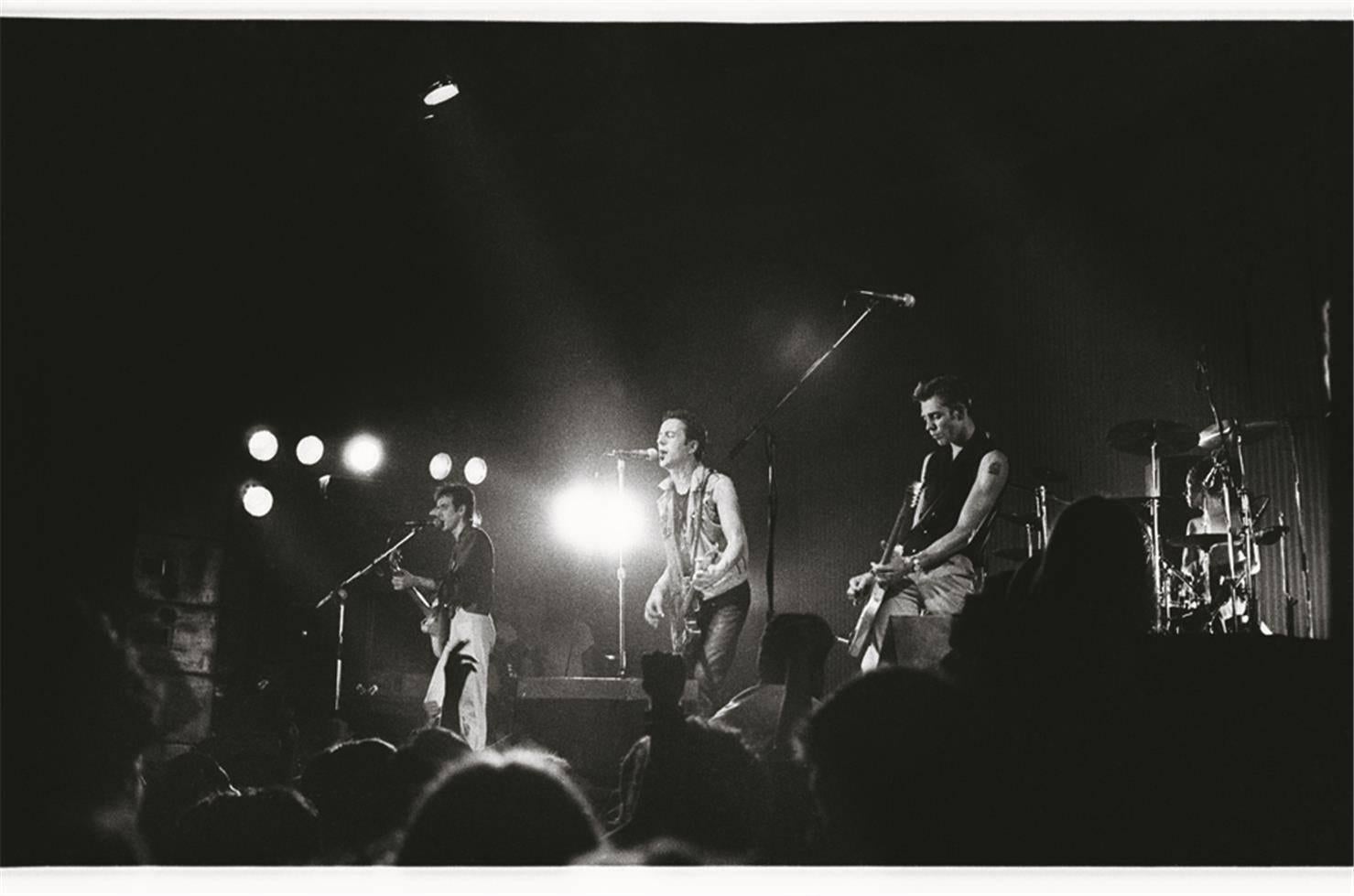 Josh Cheuse Black and White Photograph - The Clash, Bond's International Casino, Times Square, New York, 1981