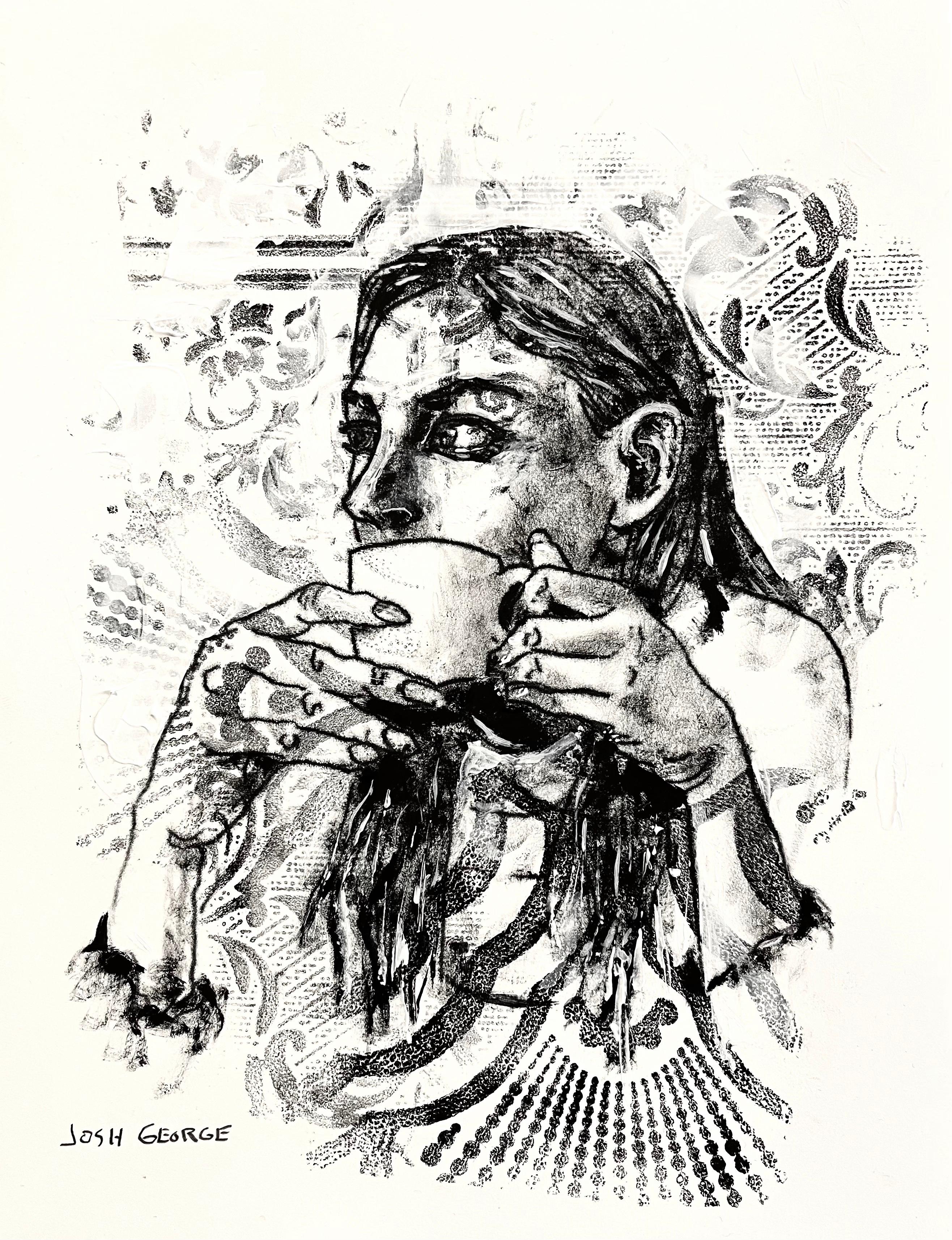 Third Cup of Coffee - Mixed Media Art by Josh George