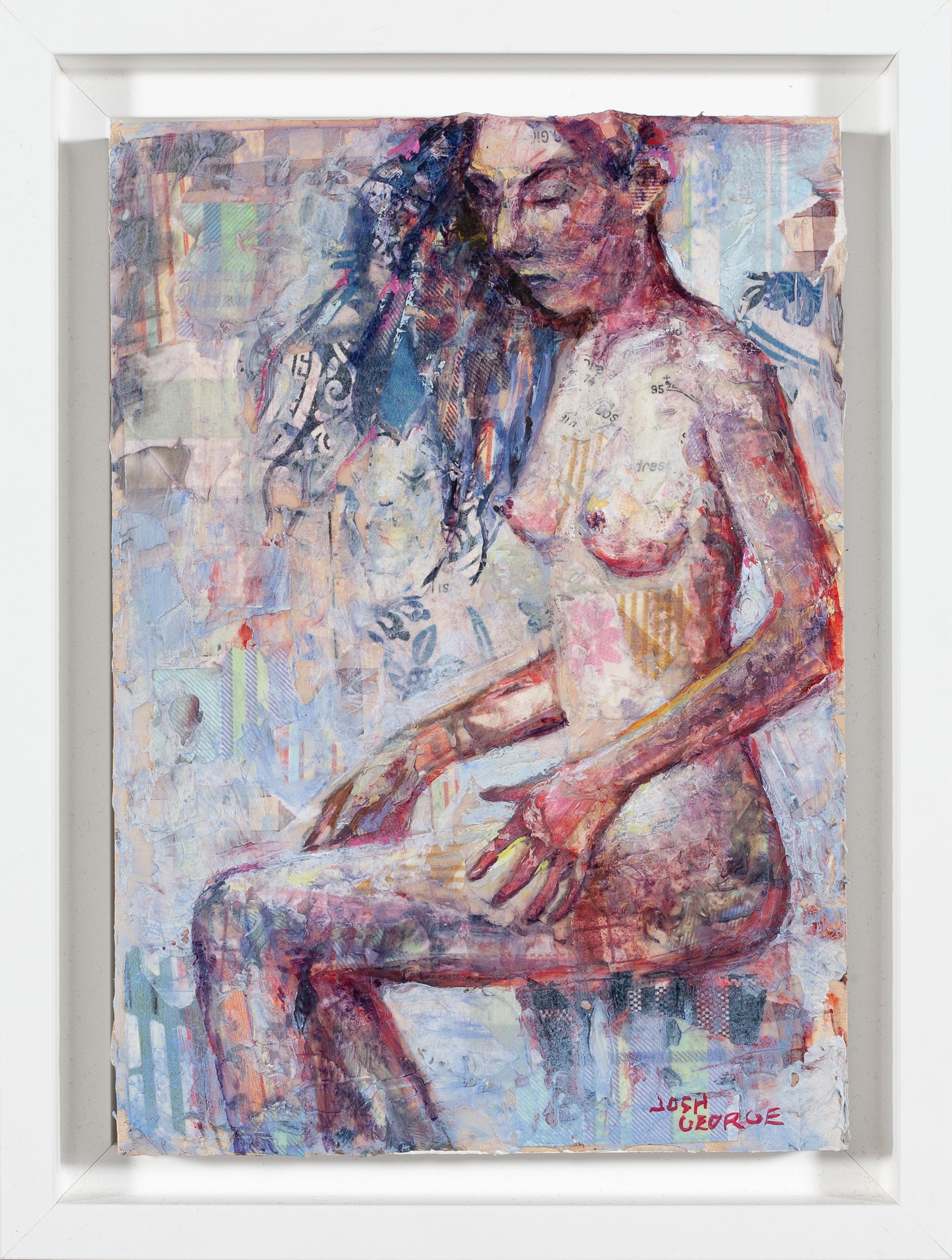 Josh George Nude Painting – Schnalle unter der Flatter