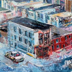 "Cherish the Chariot" di Josh George, pittura a tecnica mista