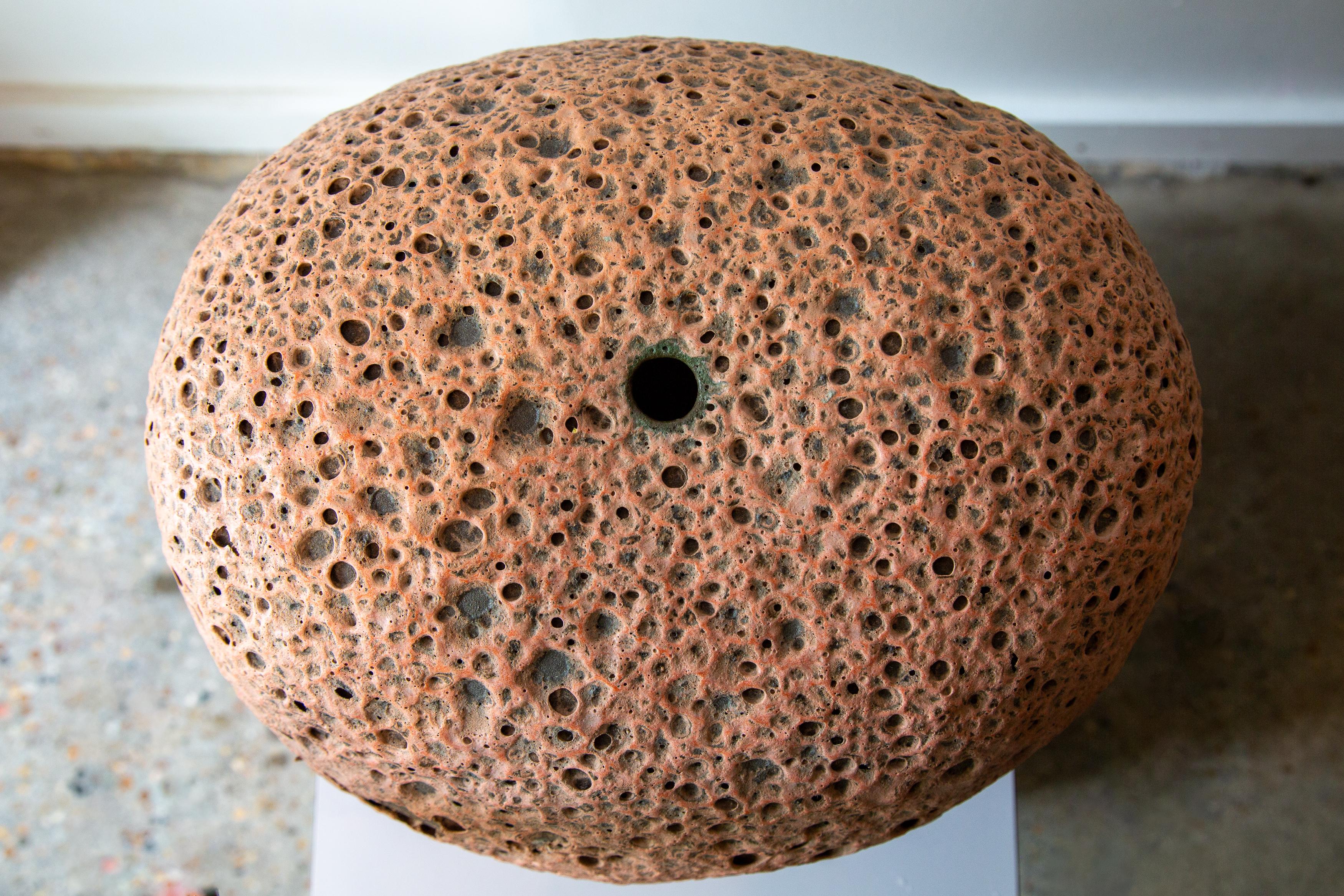 Modern Josh Herman Pink Moon Vase For Sale