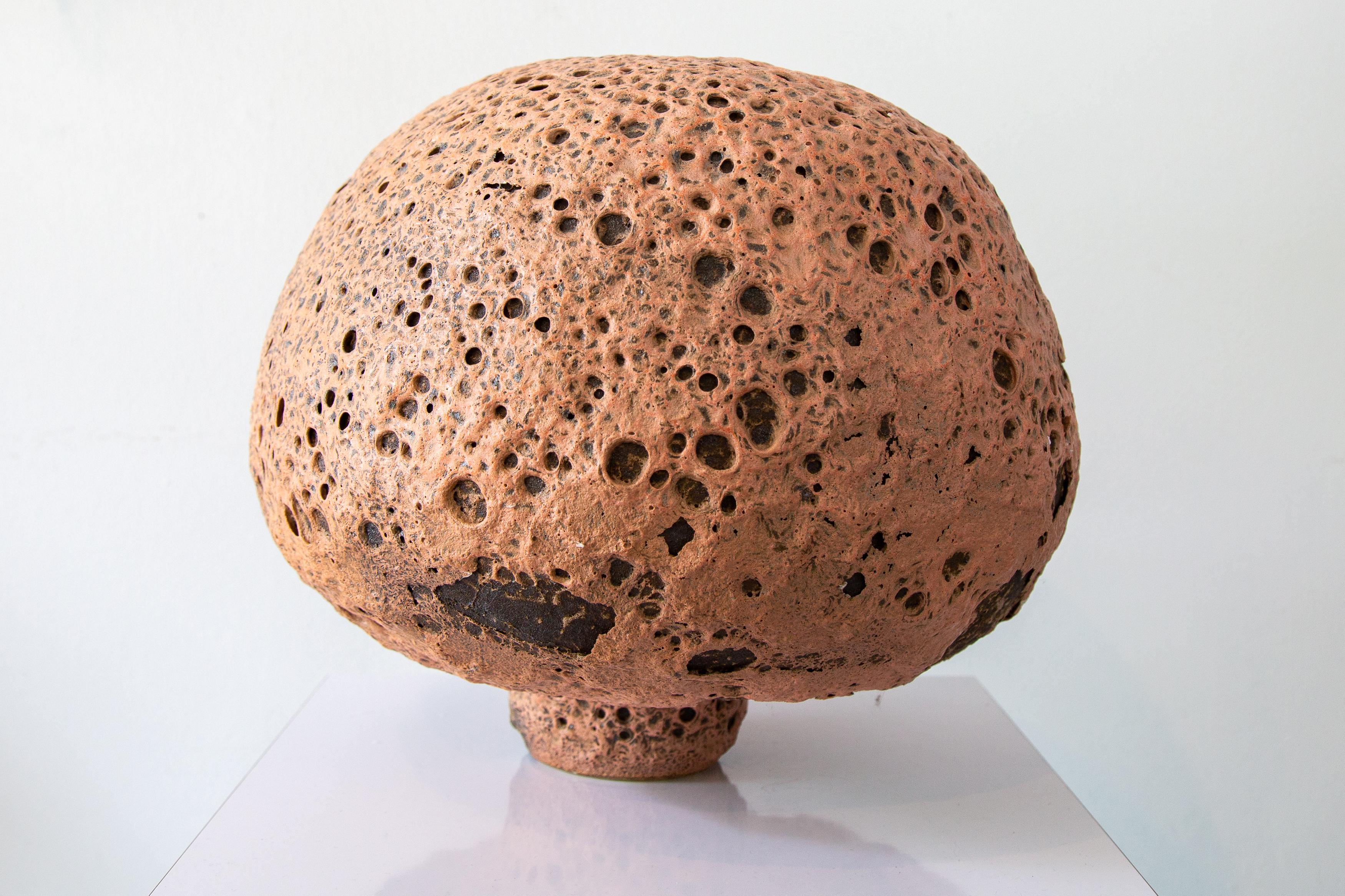 Josh Herman Pink Moon Vase In Fair Condition For Sale In Virginia Beach, VA