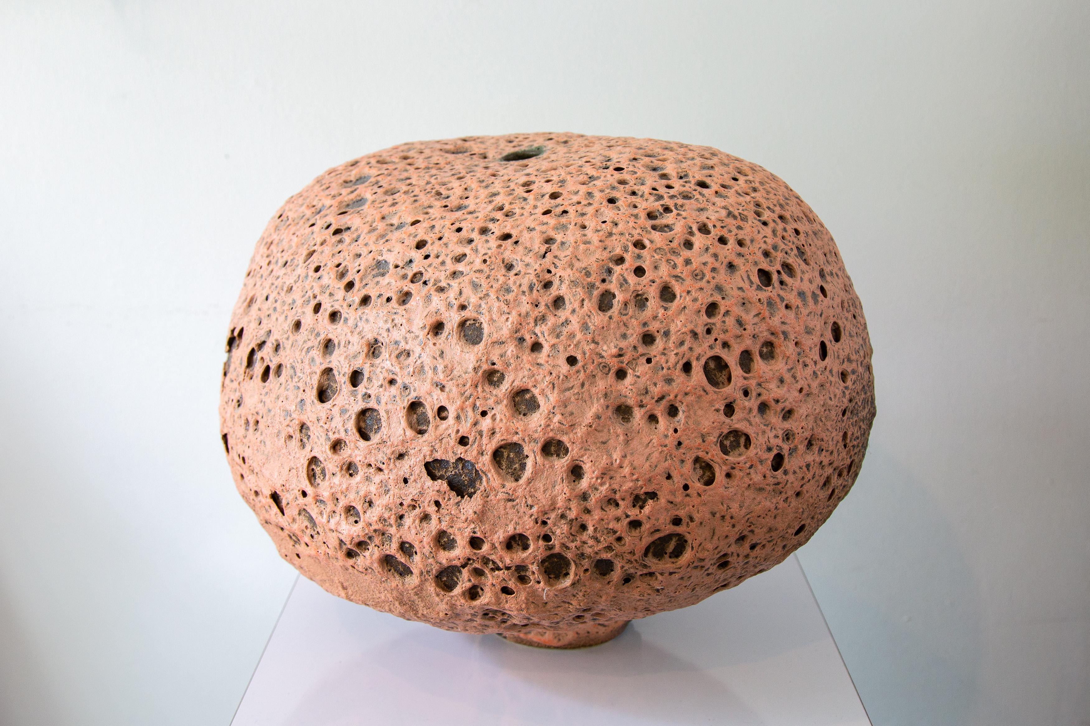 Contemporary Josh Herman Pink Moon Vase For Sale
