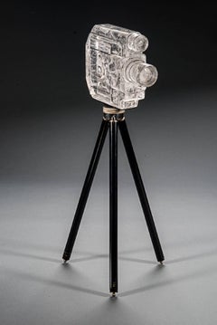 'Sekonic', Glass Sculpture on Used Tripod