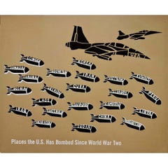 2004 by Josh MacPhee - Places the U.S. Has Bombed since World War Two