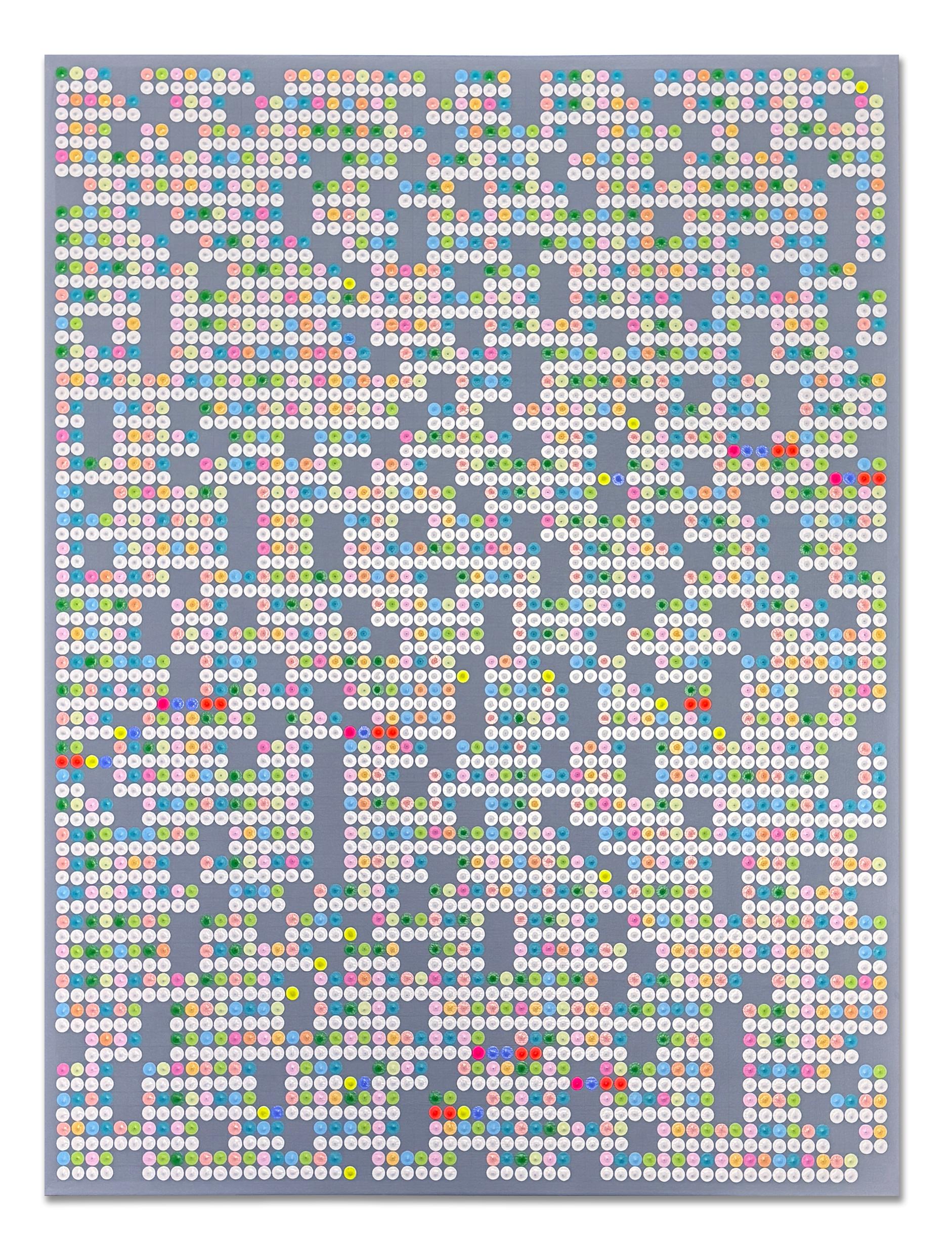Josh Rowell Abstract Painting – Platons Republik, (Buch IV, 436d - 437b)