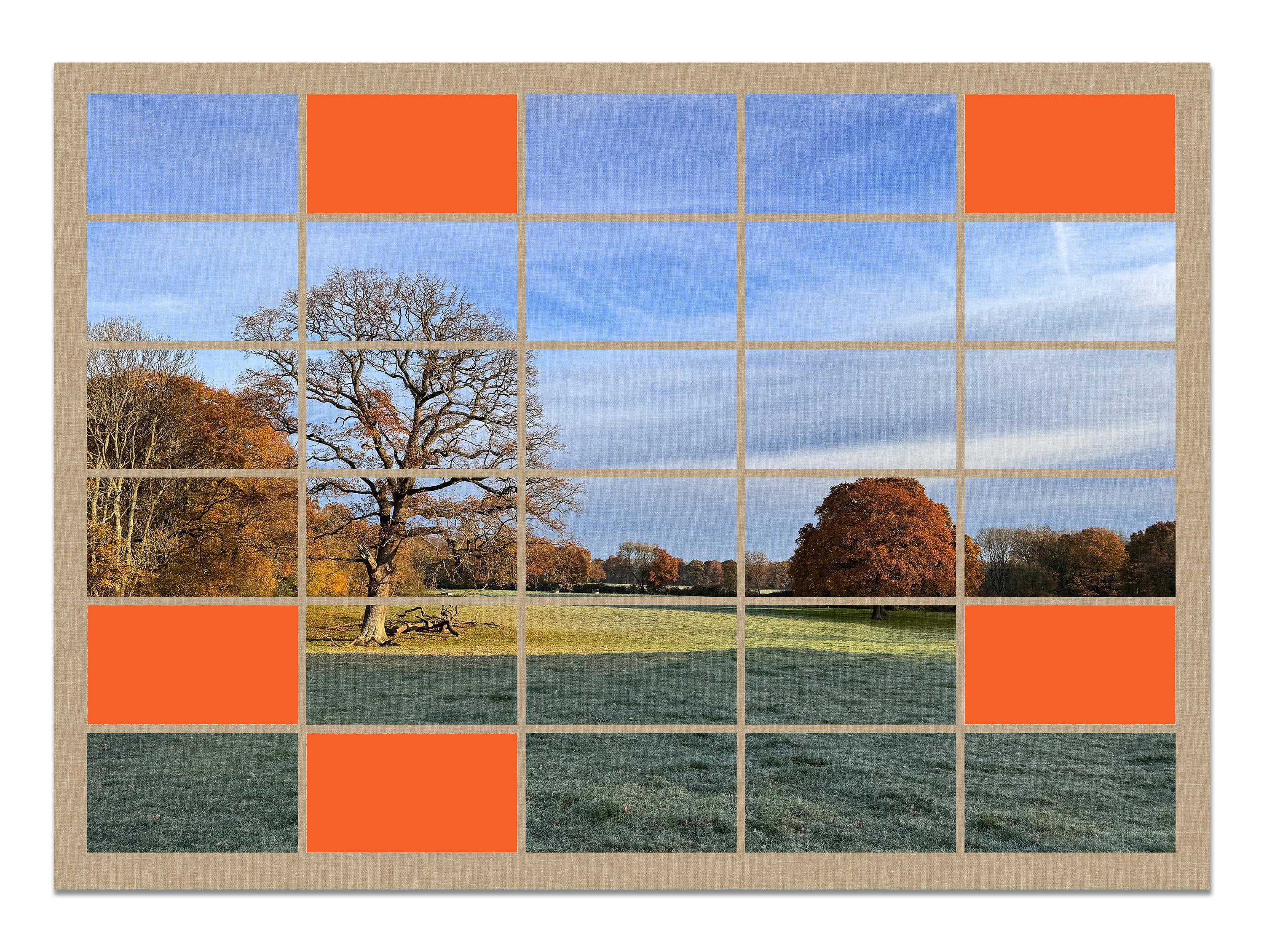 Josh Rowell Abstract Print - Old Farm, 26.11.23, 30 Min