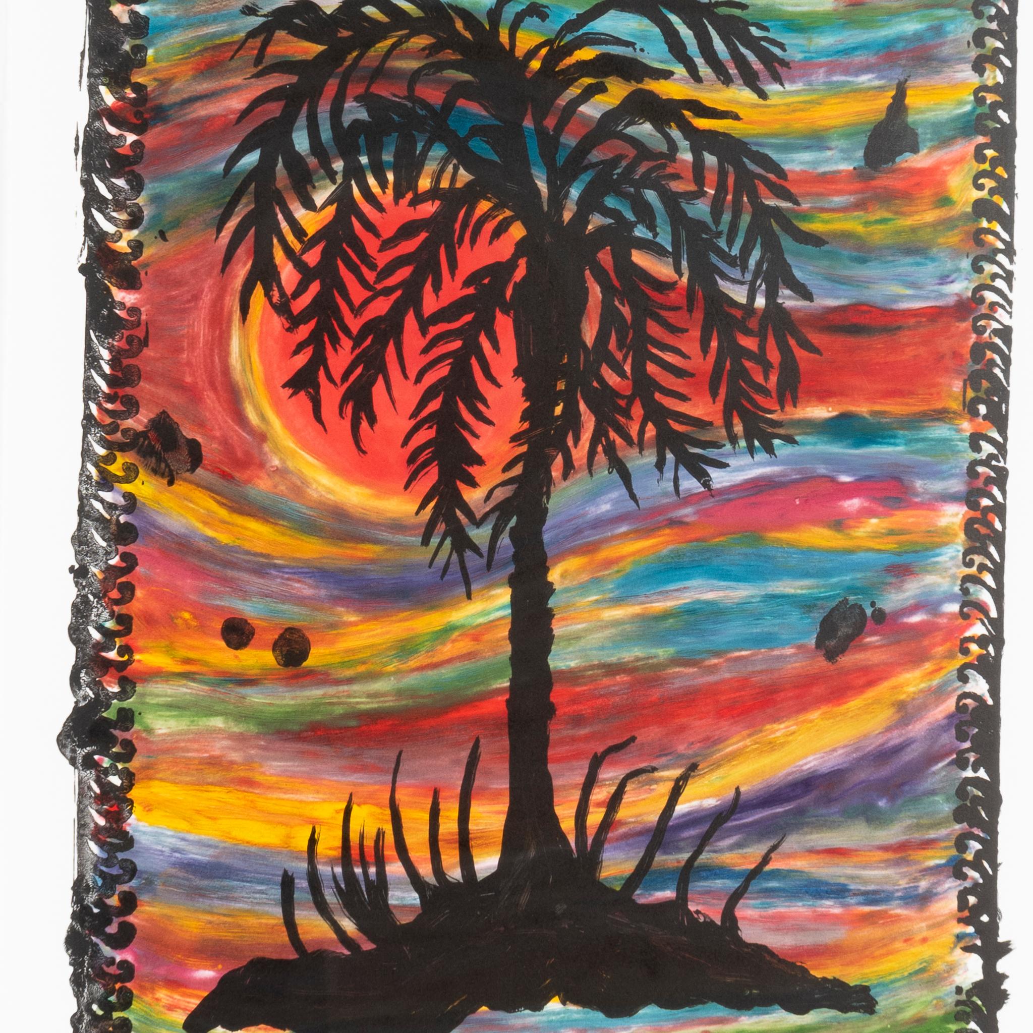 [Sin título] 2, litografía en colores, sobre papel Somerset Satinado, con márgenes completos - Print de Josh Smith