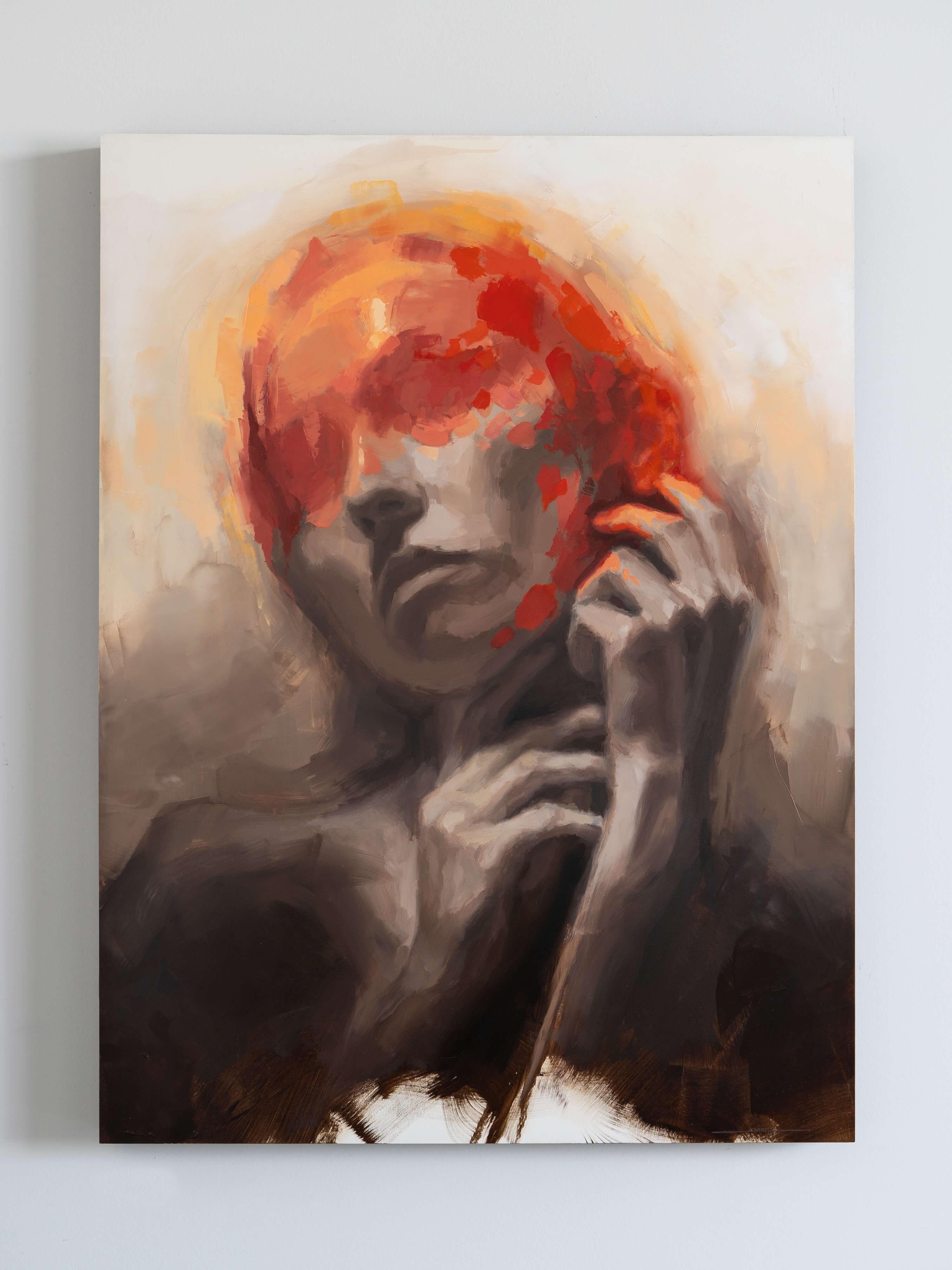 „Awaken“ (2024) von Josh Sorrell, Originales Ölporträtgemälde im Angebot 3