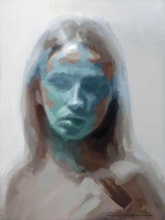 "Cascade" (2025) di Josh Sorrell, ritratto ad olio originale