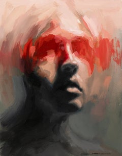 "Cipher" (2024) di Josh Sorrell, ritratto originale ad olio