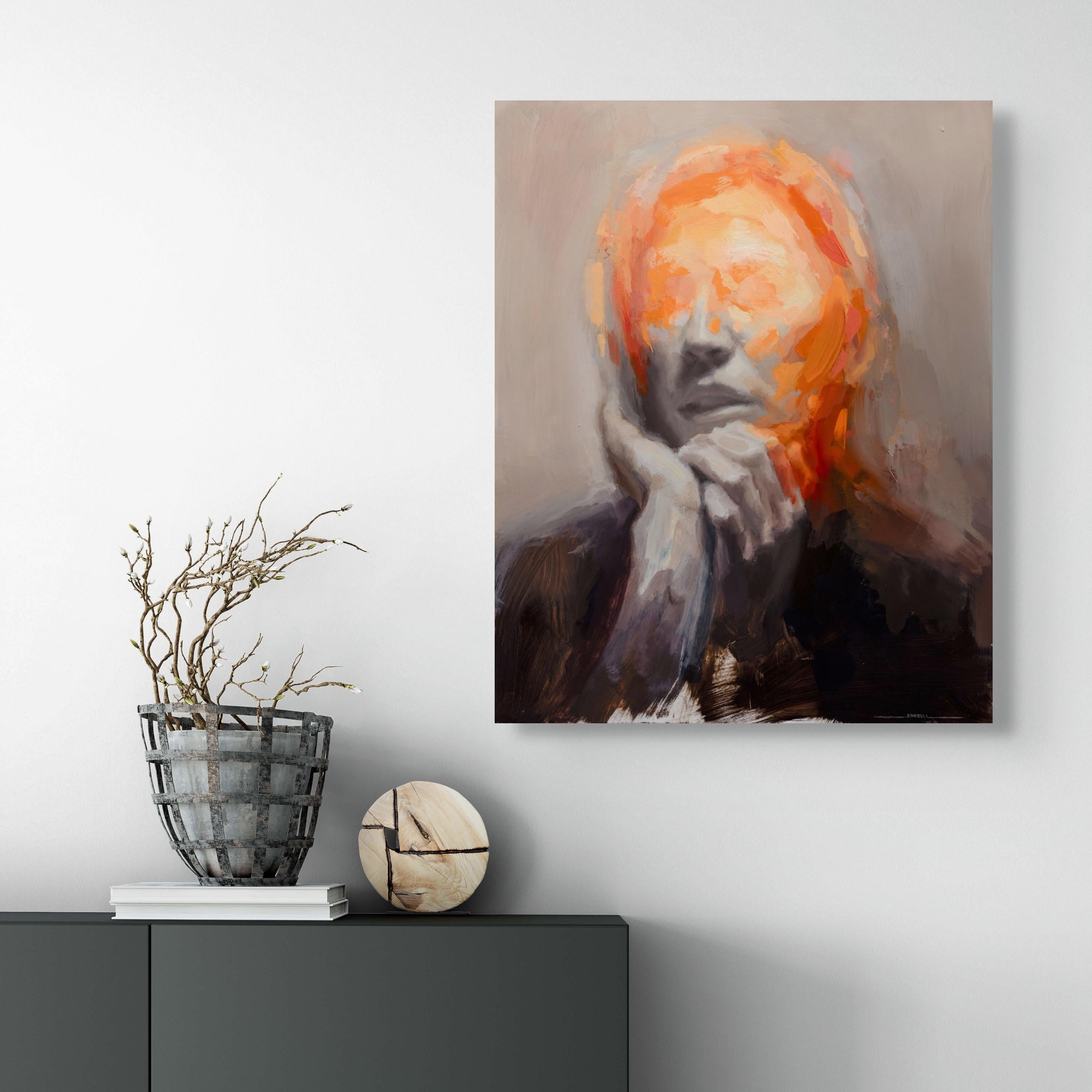 „Euphoria“ (2024) von Josh Sorrell, Originales Ölporträtgemälde im Angebot 5
