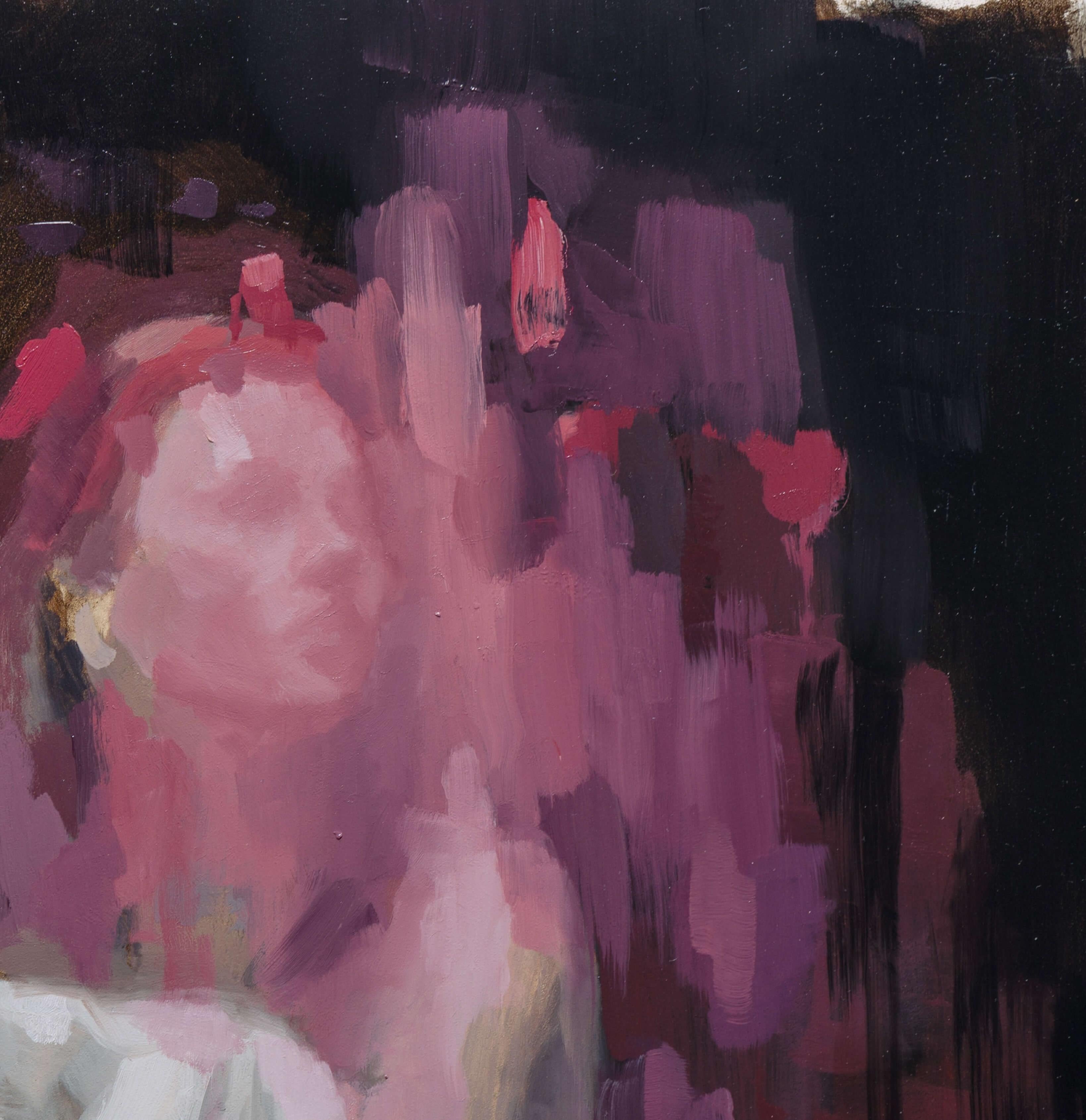 „Midnight“ (2022) von Josh Sorrell, Original Ölporträtgemälde im Angebot 1