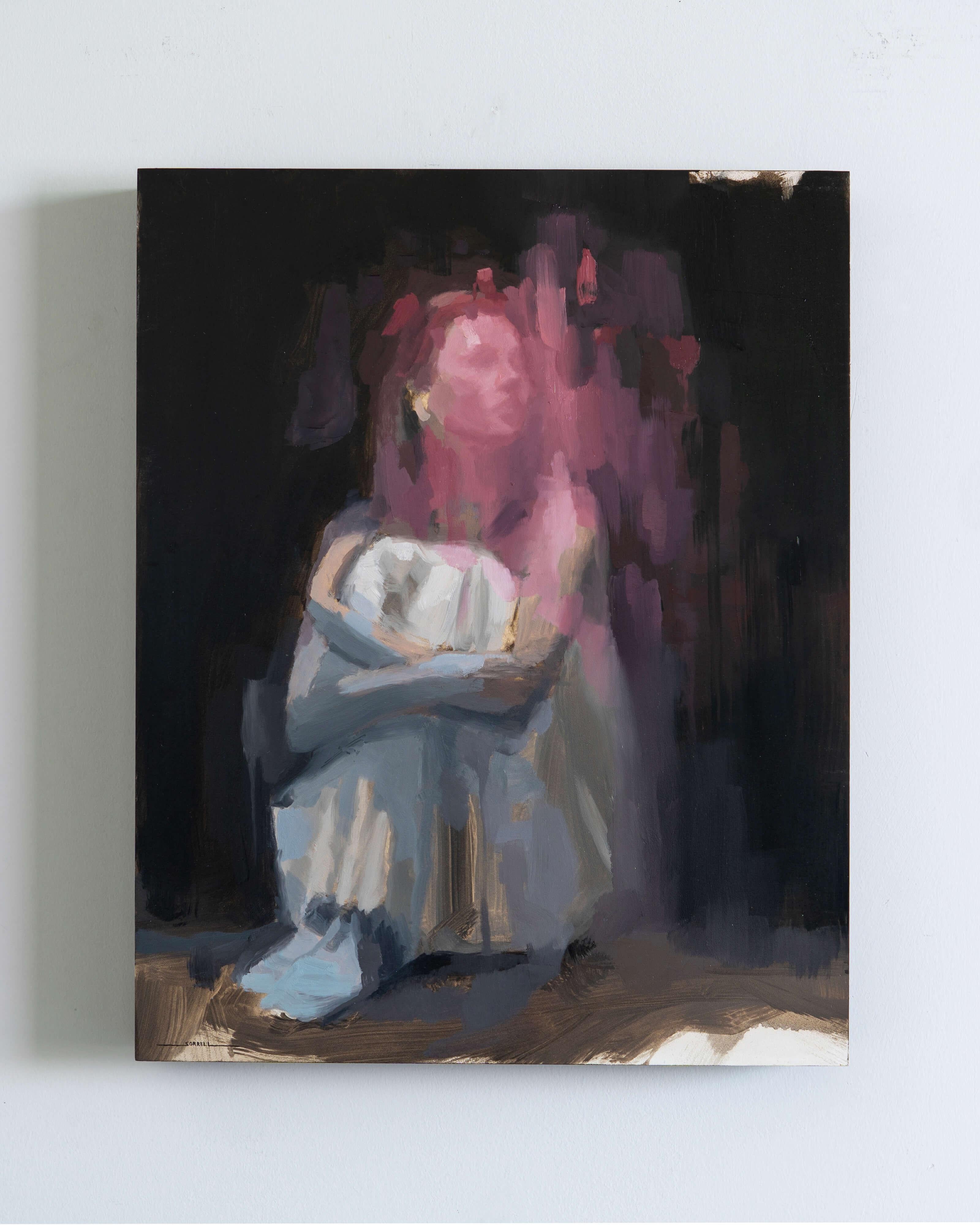 „Midnight“ (2022) von Josh Sorrell, Original Ölporträtgemälde im Angebot 4