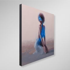 "Searching" (2025) by Josh Sorrell, Original Surrealist Oil Portrait Painting