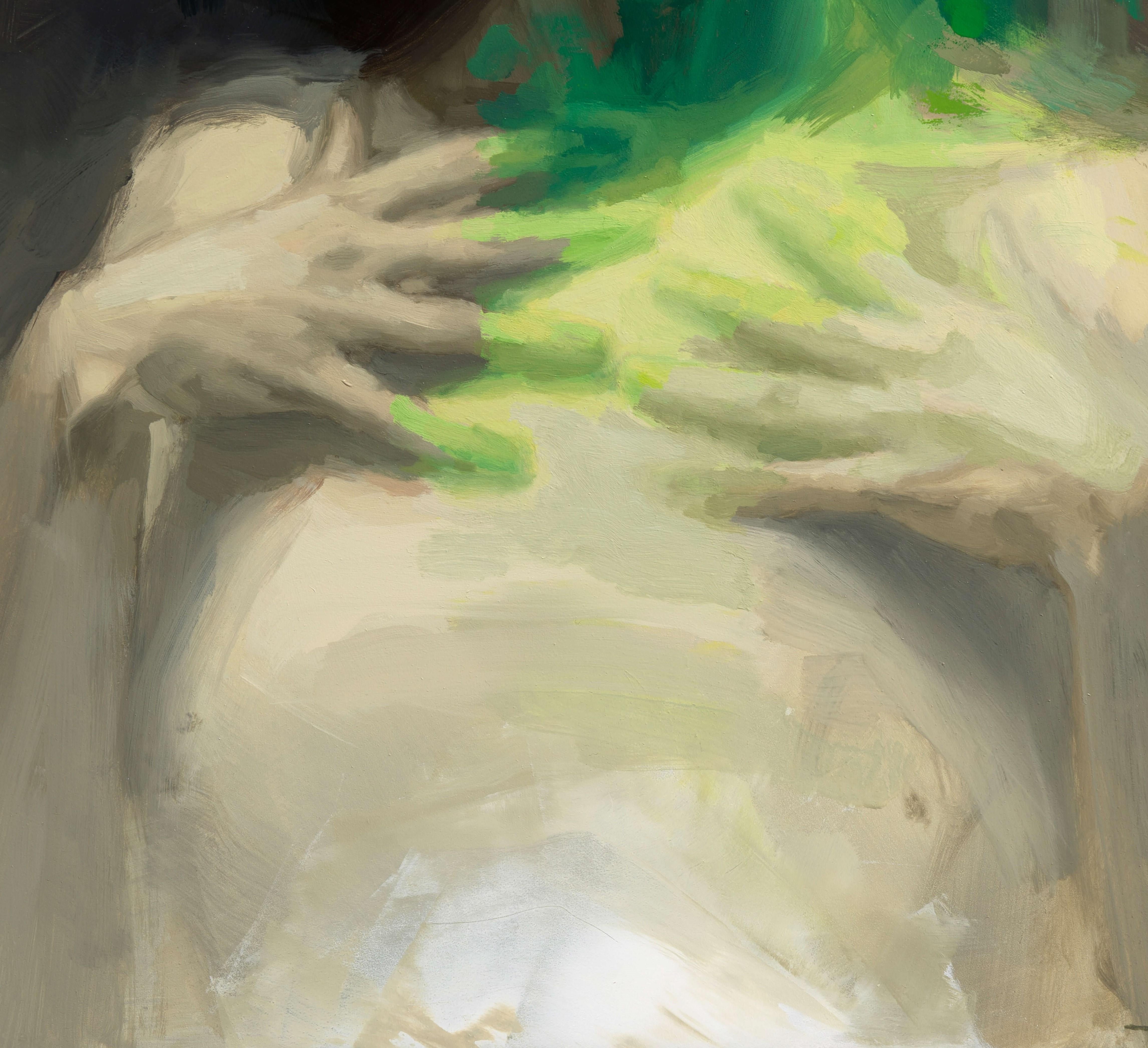 « Seed » (2024) de Josh Sorrell, peinture à l'huile originale de portrait en vente 2