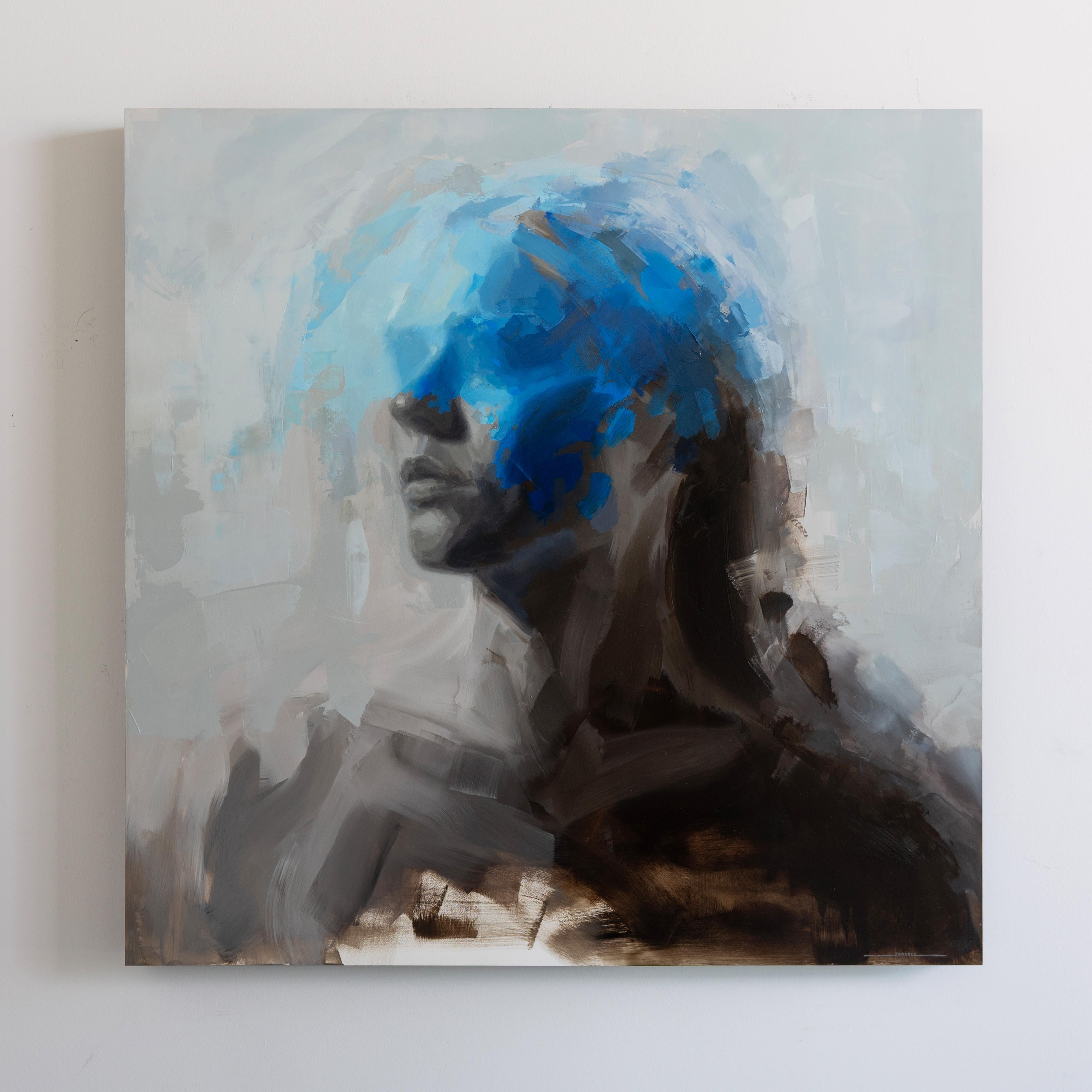 „Storm“ (2024) von Josh Sorrell, Originales Ölporträtgemälde im Angebot 1