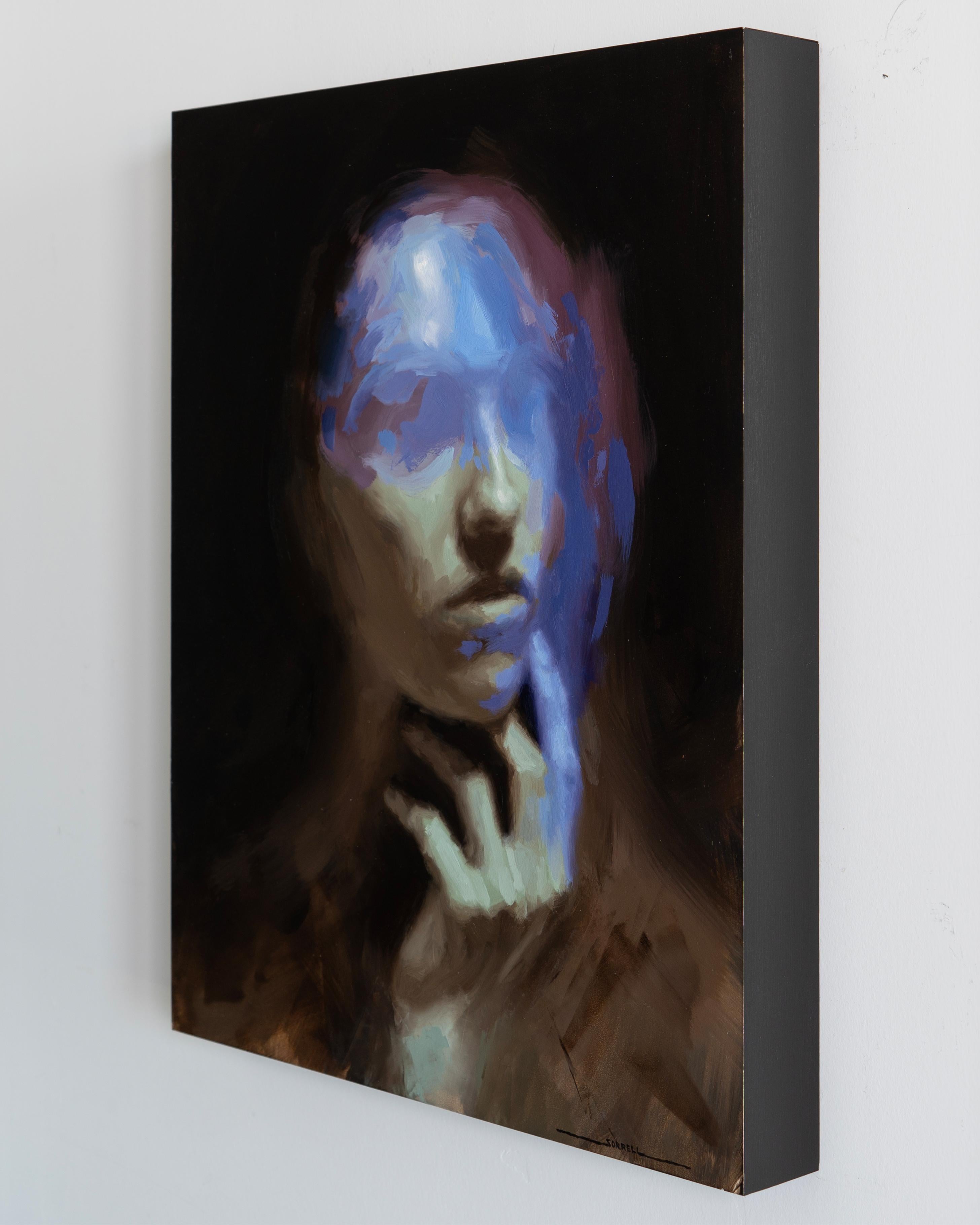 „Vaporize“ (2024) von Josh Sorrell, Originales Ölporträtgemälde im Angebot 2