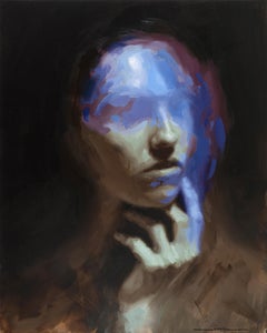 "Vaporize" (2024) di Josh Sorrell, ritratto originale ad olio