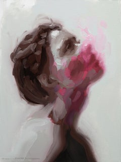 "Whispers" (2024) by Josh Sorrell, Original Oil Painting, Surreal Portrait