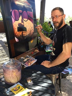 "The Knower", Acrylic Painting