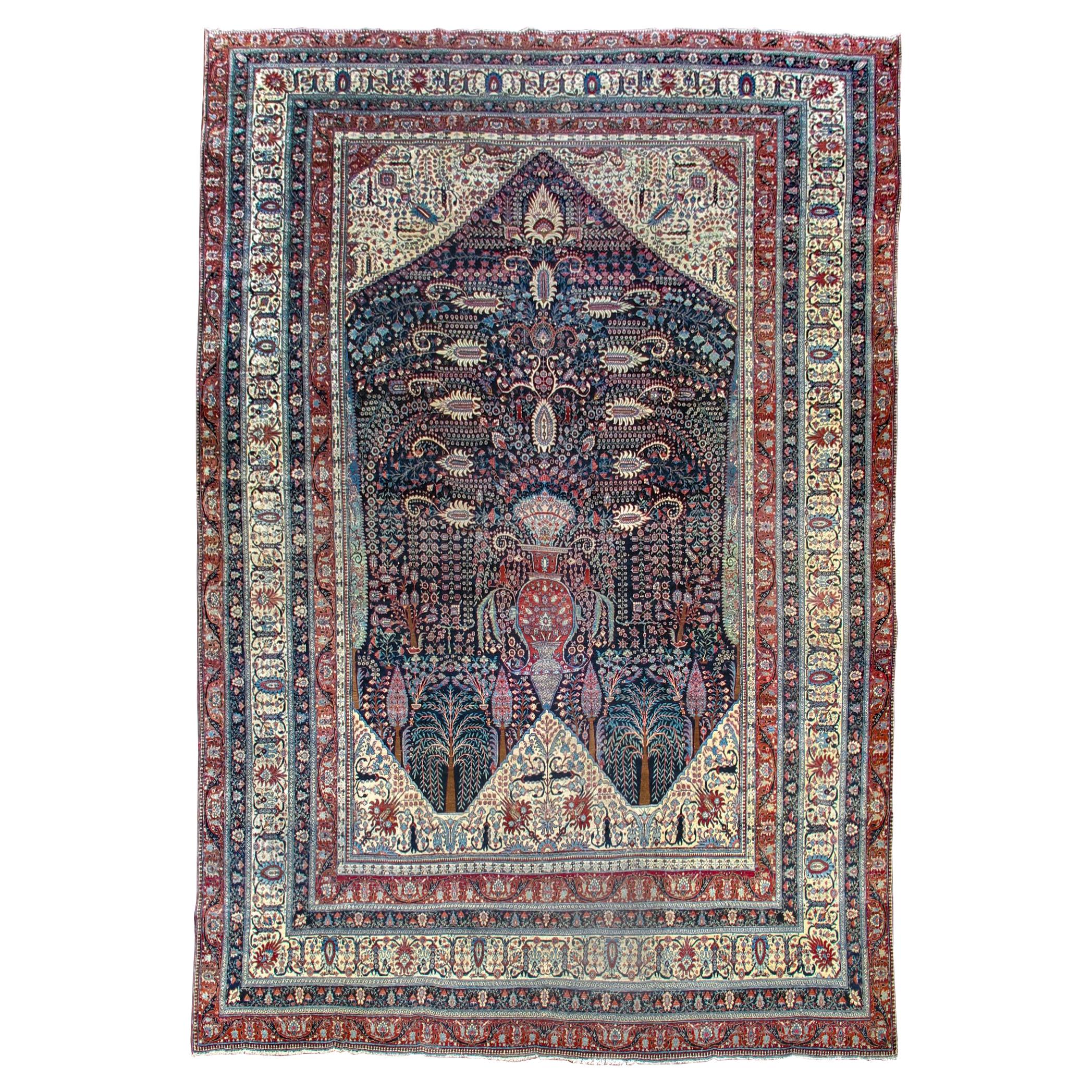 Large Oversized Antique Joshegan Carpet, Late 19th Century