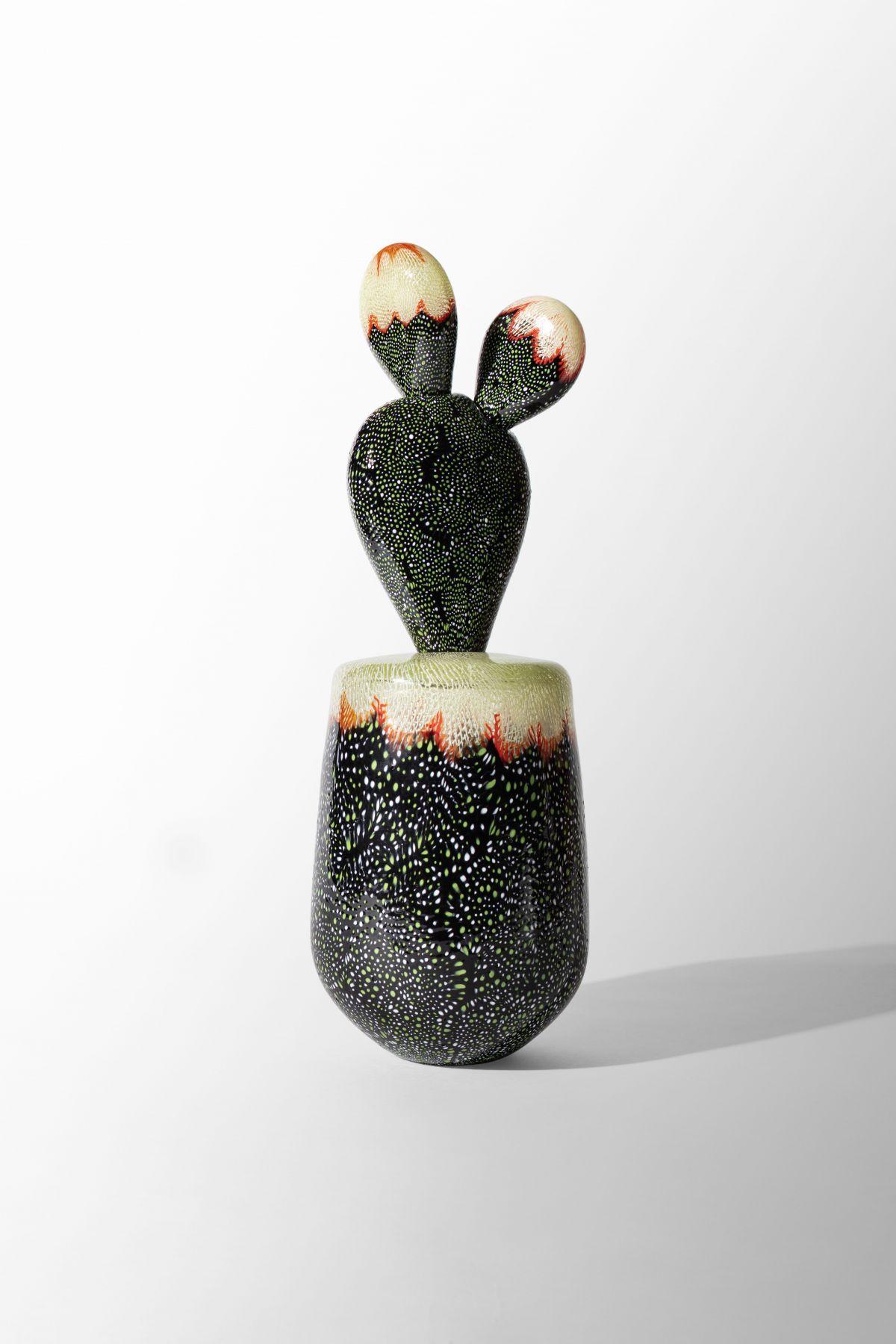 Joshua Bernbaum Figurative Sculpture - Sonoran (Black and UV)