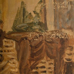 Joshua Felise Ziro Brevio (American b. 1900-xx) "Market in Milan"