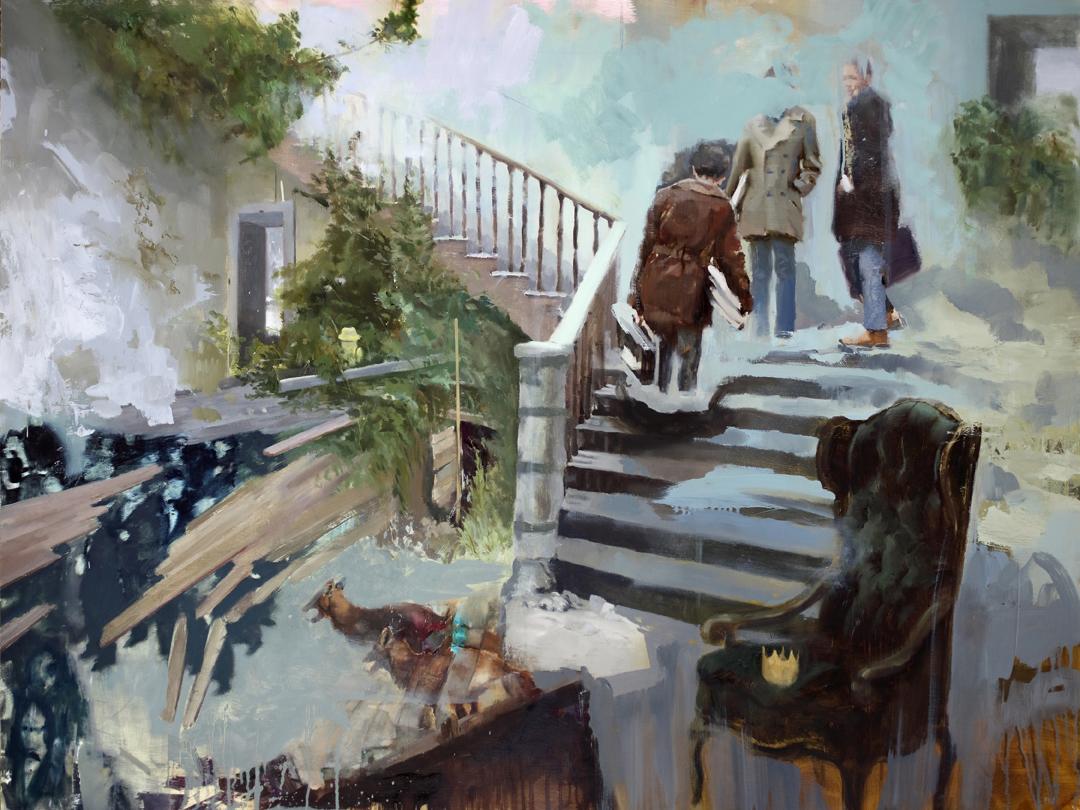 Joshua Flint Abstract Painting - Carousel