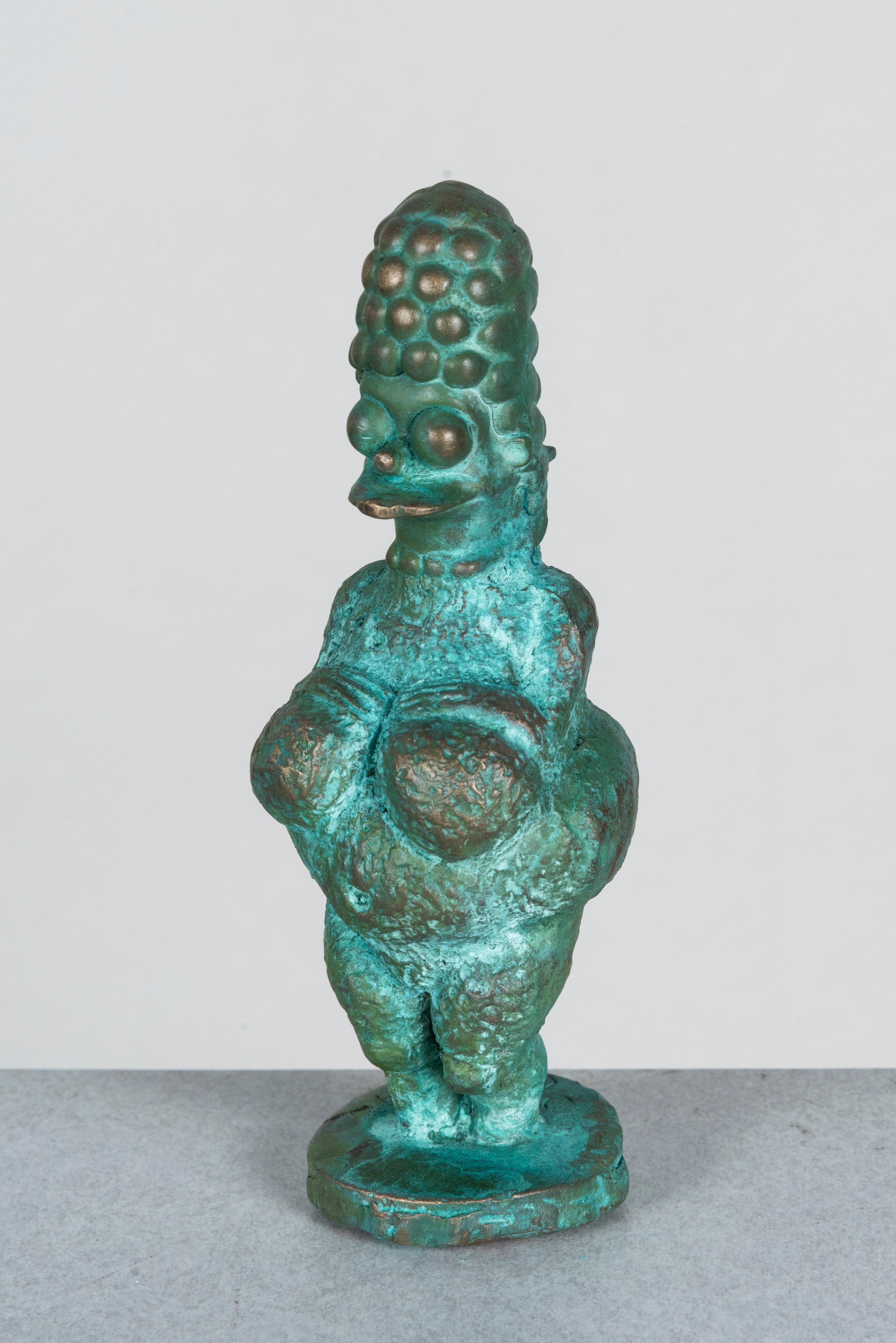 Joshua Goode Figurative Sculpture - Marge Simpson, Bronze Statue: 'Venus of Margendorf'