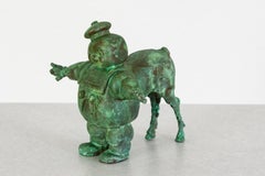 Bronze, handgegossen, Patiead: 'Chubby Centaur'