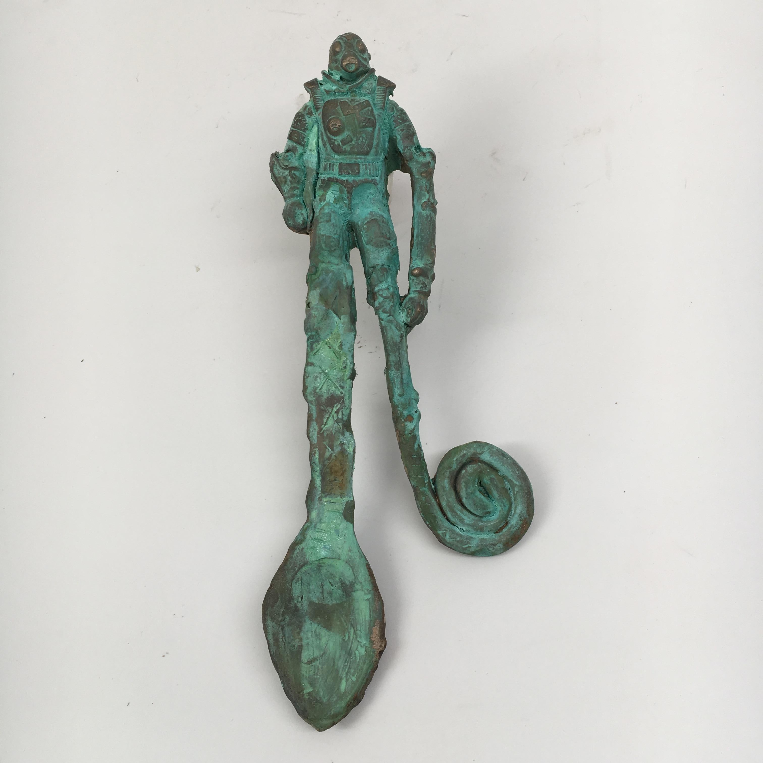 Bronze Sculpture: 'Rhoman Ceremonial Lovers’ Spoon II'