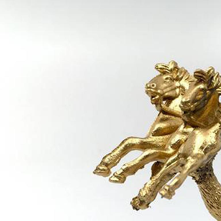 'Cerberus’ Cousin Horserus' - Sculpture by Joshua Goode