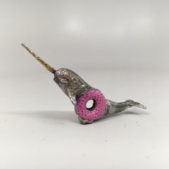 Scultura in peltro: ''La ciambella di Narvalo''.