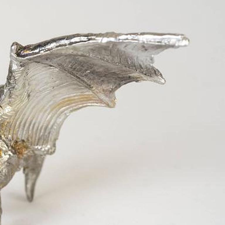 'Sharkysaurus' - Gray Figurative Sculpture by Joshua Goode