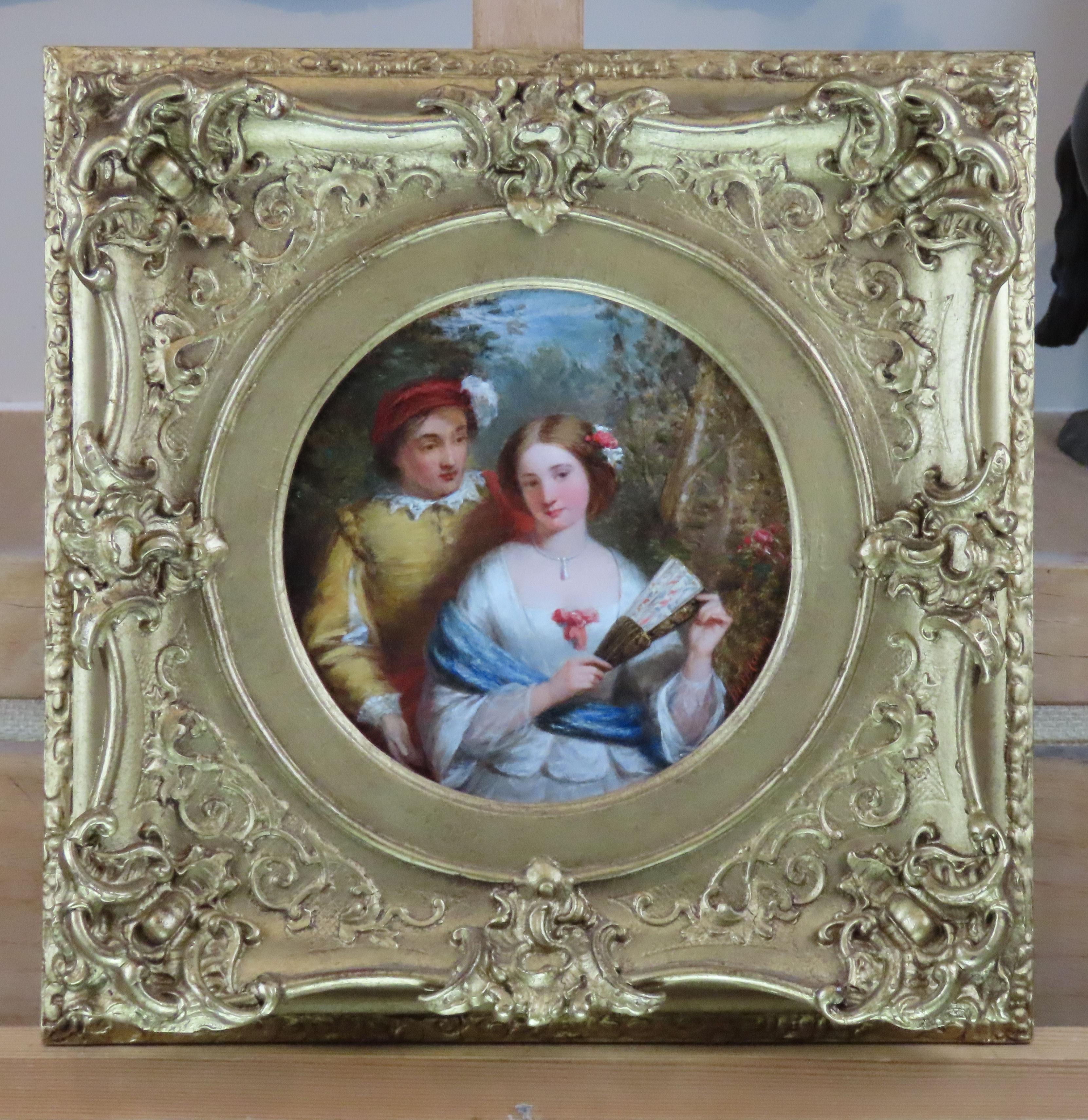 Original Oil on Board, Joshua Hargrave Sams Mann. 