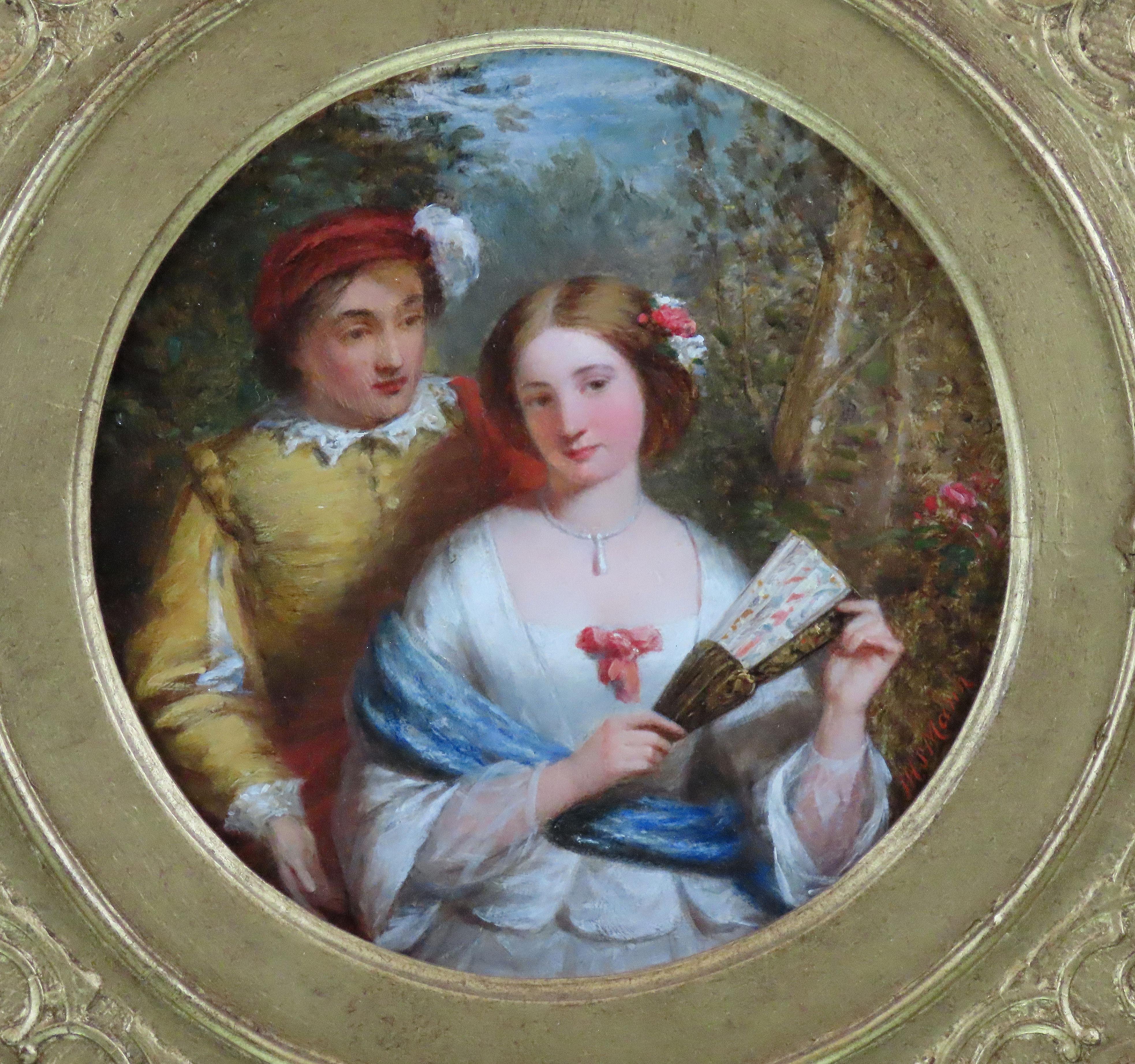 Original Oil on Board, Joshua Hargrave Sams Mann. 