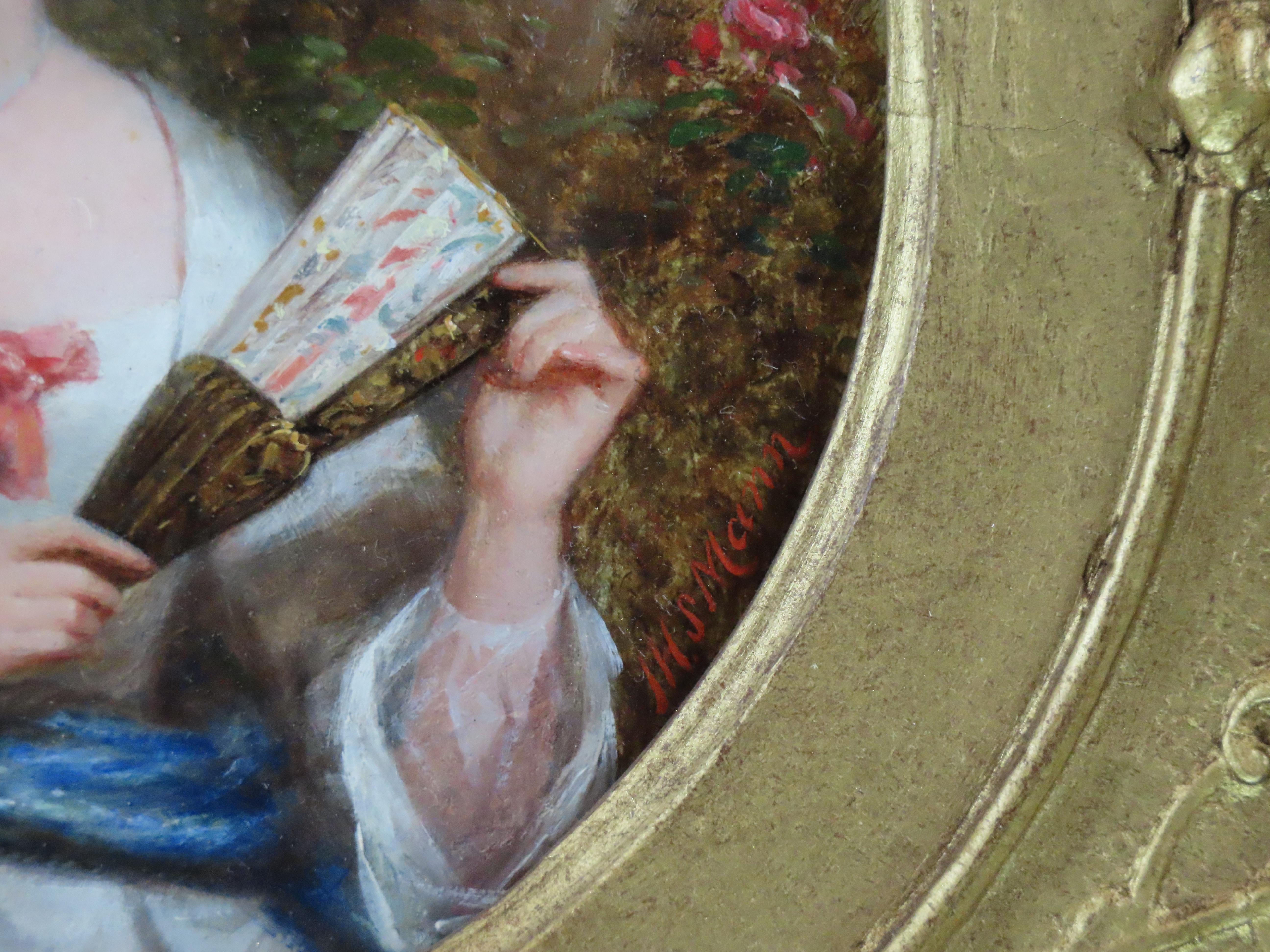 Original Oil on Board, Joshua Hargrave Sams Mann. 