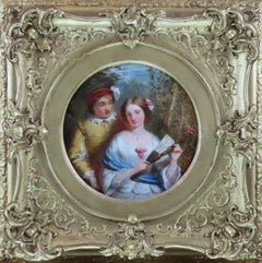 Original Oil on Board, Joshua Hargrave Sams Mann. "Sweet Summertime"