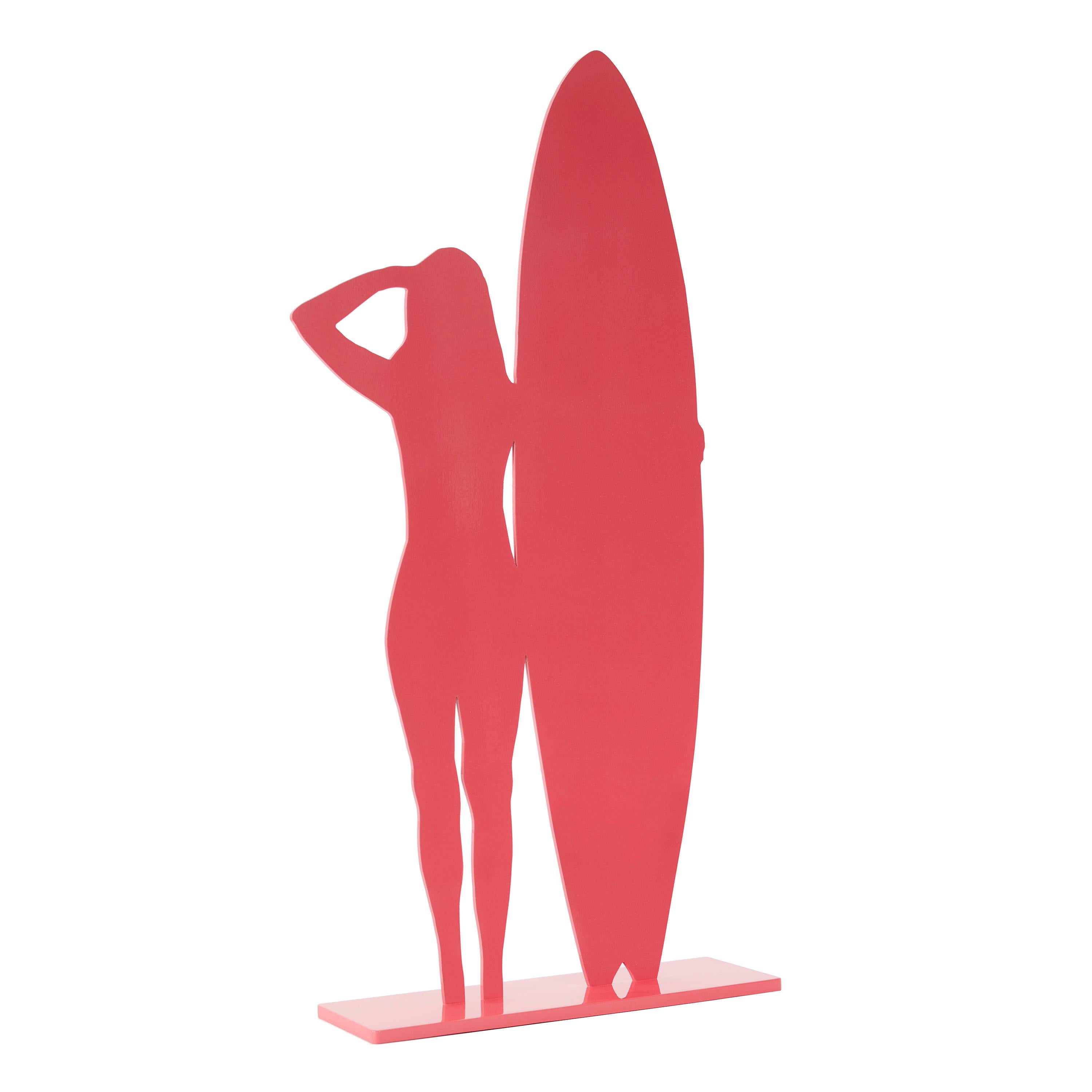 Joshua Jensen-Nagle Figurative Sculpture – Surfermädchen