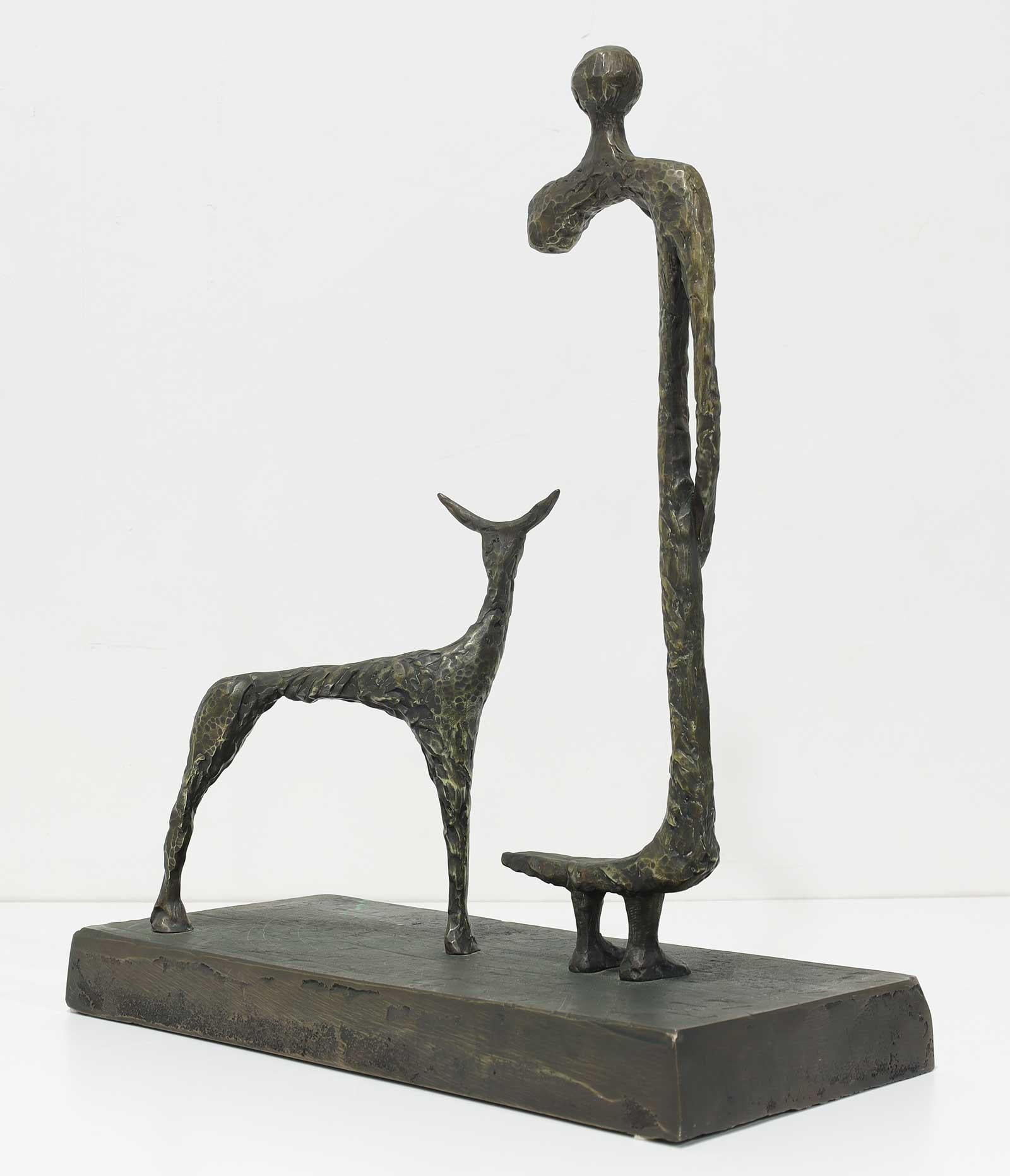 Joshua Kalfa (israelí/canadiense) Escultura de bronce, 1985 Canadiense en venta