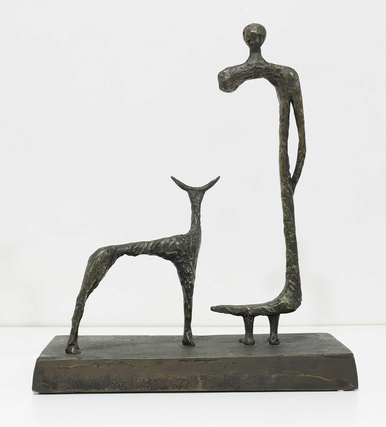 Joshua Kalfa (israelí/canadiense) Escultura de bronce, 1985 en Bueno estado para la venta en Dallas, TX